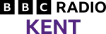 BBC Radio Kent logo featuring the text "BBC RADIO KENT" in black and purple, associated with media coverage of Chris Meaden's therapeutic services for anxiety and trauma.